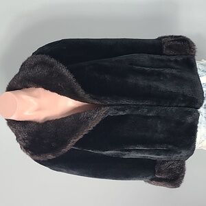 Vintage Regina Glenara Faux Fur Cape High Pile Luxury